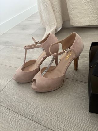 Sandalias LODI Pauli Novia Rosa