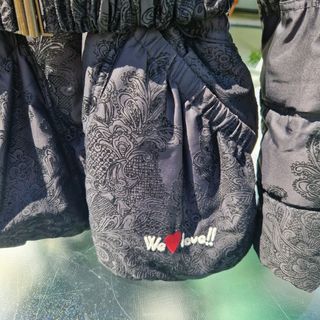Plumífero Desigual Negro con Estampado