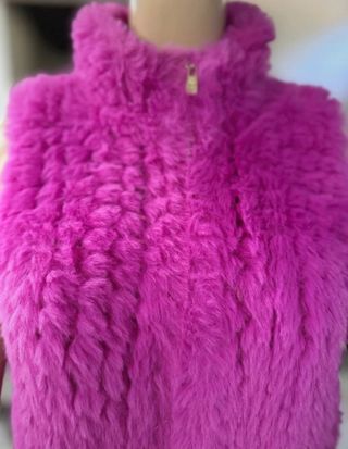 Chaleco pelo Lola Casademunt rosa