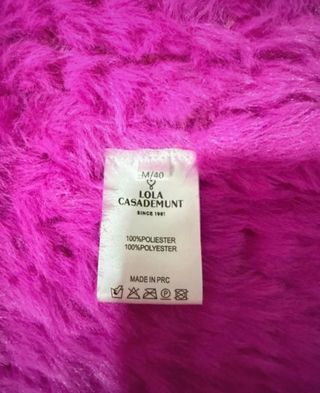 Chaleco pelo Lola Casademunt rosa