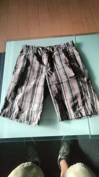 Pantalón corto Nike hombre cuadros marrón