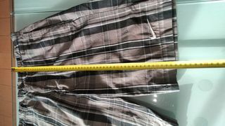 Pantalón corto Nike hombre cuadros marrón