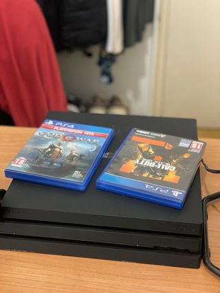 PS4 Pro 1TB Negra + Juegos