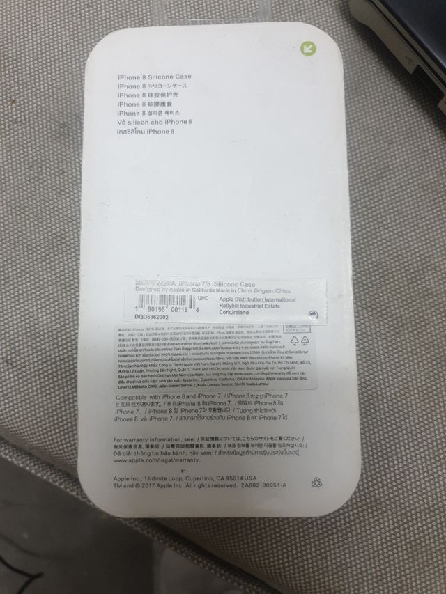 Funda iPhone 7/8 Silicona Amarilla Apple