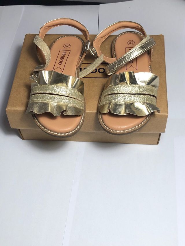 Sandali Friboo bambina n. 28 oro
