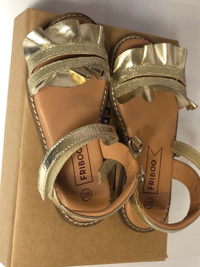 Sandali Friboo bambina n. 28 oro