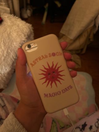 iPhone 6 com capa temática