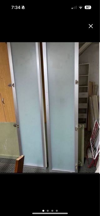 Puertas correderas cristal y aluminio