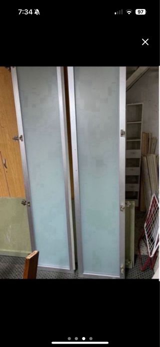 Puertas correderas cristal y aluminio