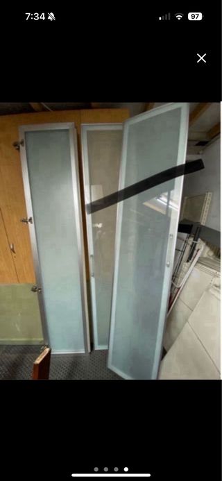 Puertas correderas cristal y aluminio