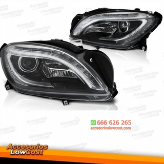 Faros delanteros para MERCEDES W166 con luz diurn