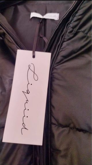 Giubbotto lungo ecopelle donna