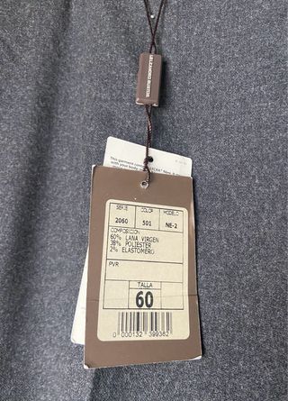 Pantalón de vestir gris caballero talla 60