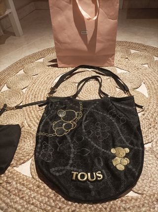 Bolso Tous in Heaven Negro y Dorado