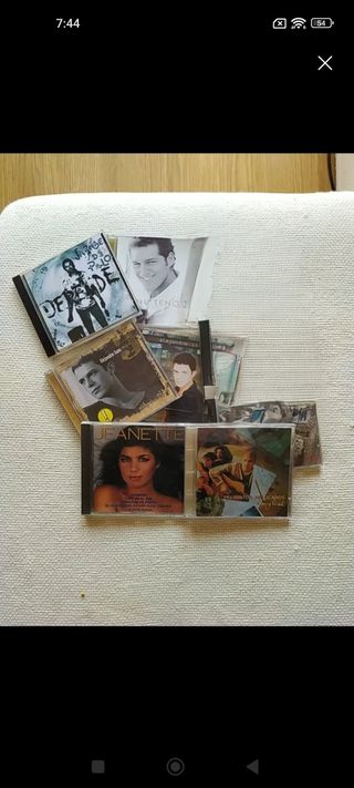 Lote CDs Alejandro Sanz, Jeanette, Jarabe