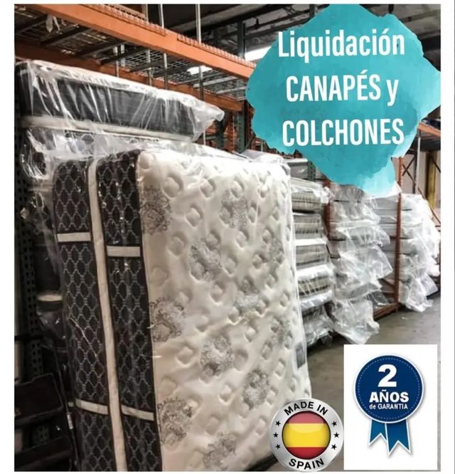 Venta de camas, colchones y canapés.