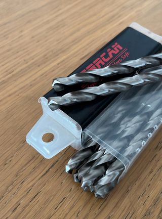 10 brocas HSS M2 para metal 7mm