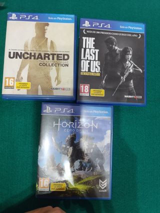 PS4: Uncharted, The Last of Us, Horizon Zero Dawn