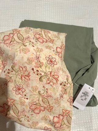Pijama dos piezas con algodón nuevo M amplia