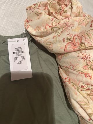 Pijama dos piezas con algodón nuevo M amplia