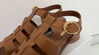 Sandalias Jimenas Cuero Talla 41