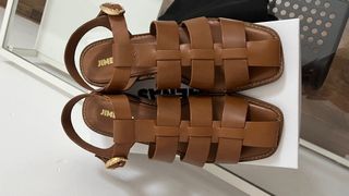 Sandalias Jimenas Cuero Talla 41