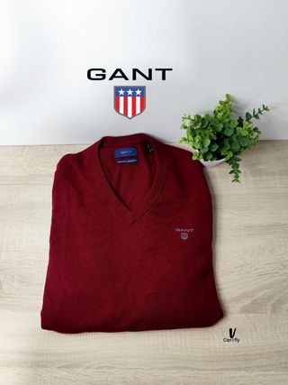 Jersey GANT Rojo Burdeos talla M