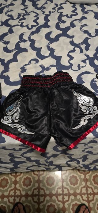 Pantalón Kick Boxing Mother Boxer Negro/Dorado