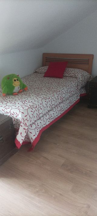 Somier tapizado 105x190cm