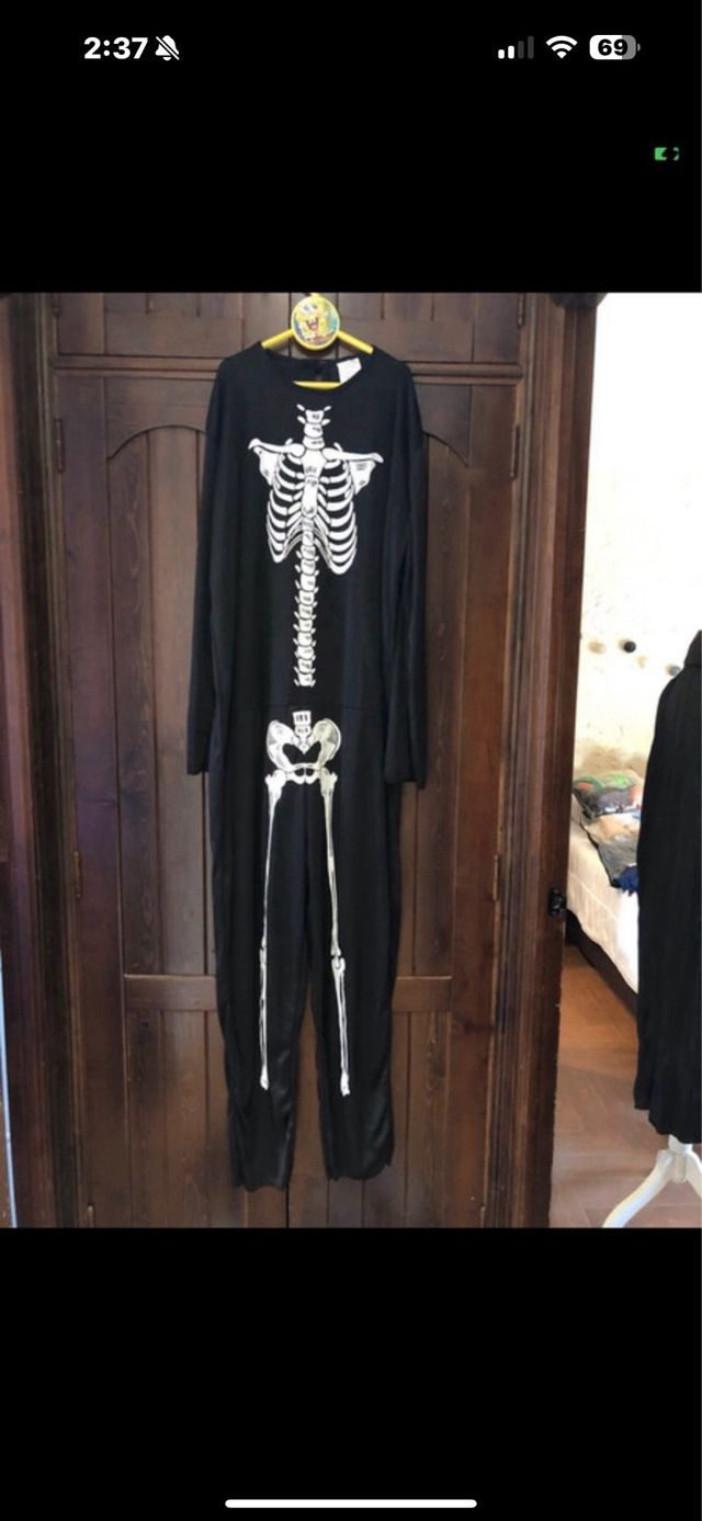 Disfraz Esqueleto Talla Única