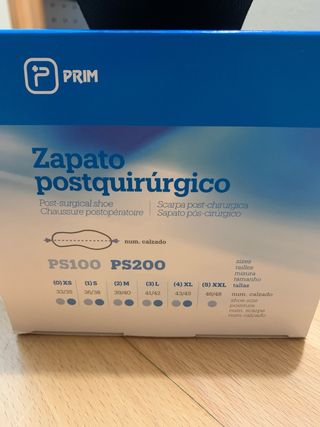 Zapato Postquirúrgico PRIM Negro