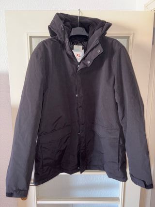 Abrigo Hombre Negro Talla XL