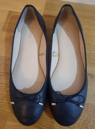 Manoletinas Parfois Azul Talla 37