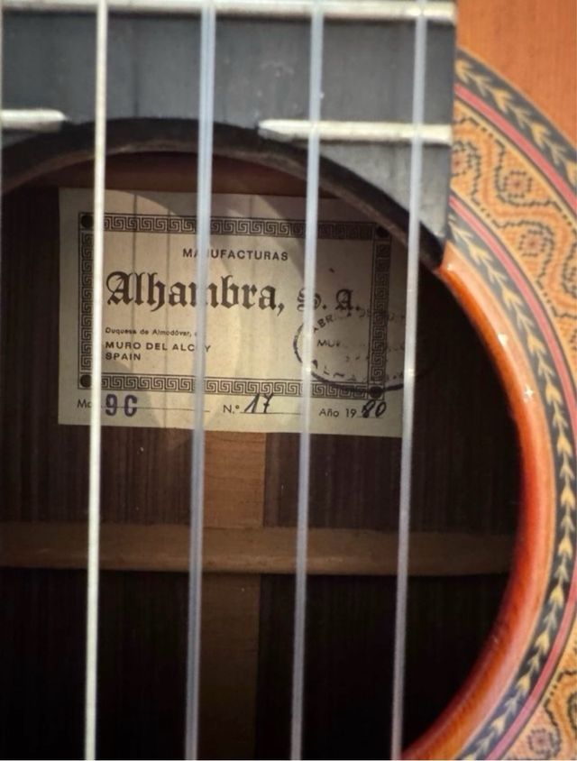 Alhambra 9 C Guitarra Clásica