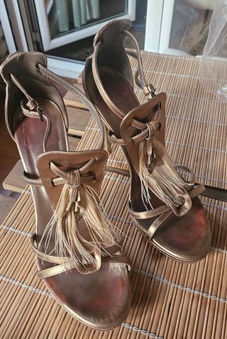 Sandalias de tacón para mujer