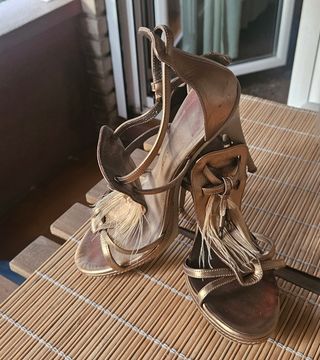 Sandalias de tacón para mujer