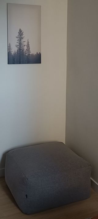 Puff Reposapiés modulo sofa Sklum + 2 sillas