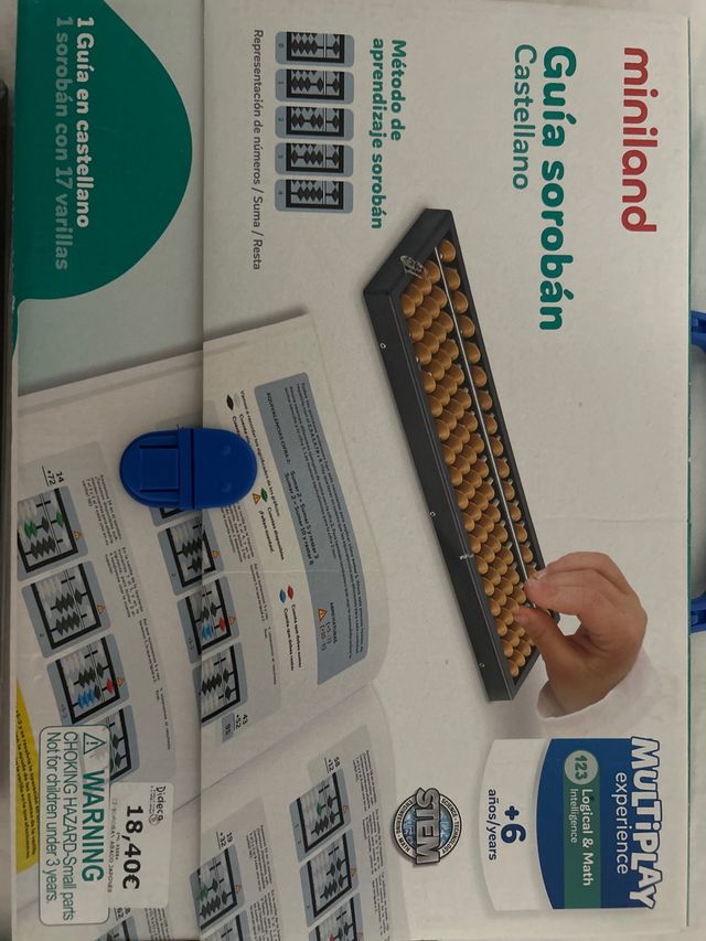 Miniland Guía Sorobán Castellano +6 años