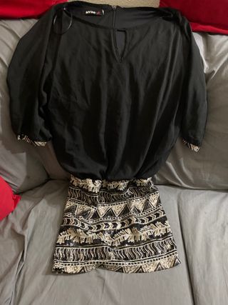 Vestido fiesta lentejuelas NY30