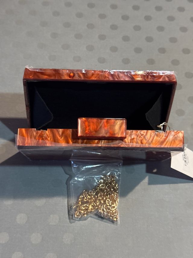 Bolso de fiesta rígido multicolor