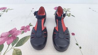 Sandalias Yokono Vienna Talquina Negro Mujer Talla