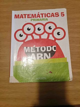 matemáticas método ABN 5 de primaria