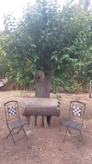 Sillas de forja hechas a mano ideales para terraza