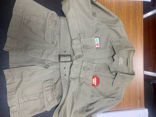 Chaqueta militar caqui mujer