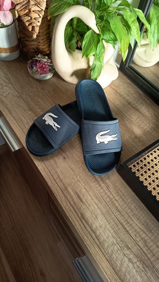 Chanclas Lacoste Azul Talla 41