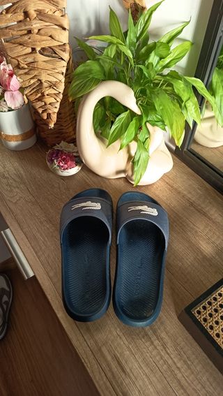 Chanclas Lacoste Azul Talla 41