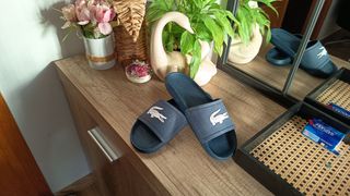 Chanclas Lacoste Azul Talla 41