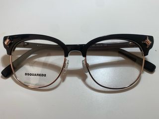 Occhiali DSQUARED2 neri e oro