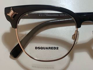 Occhiali DSQUARED2 neri e oro