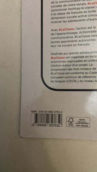 #La classe niv.A2 cahier d'activités Anaya